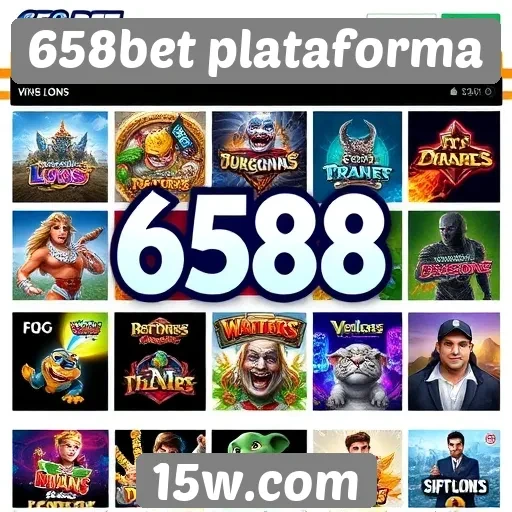Variedade de jogos disponíveis na 658bet plataforma